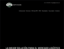 Tablet Screenshot of gpsservicios.com